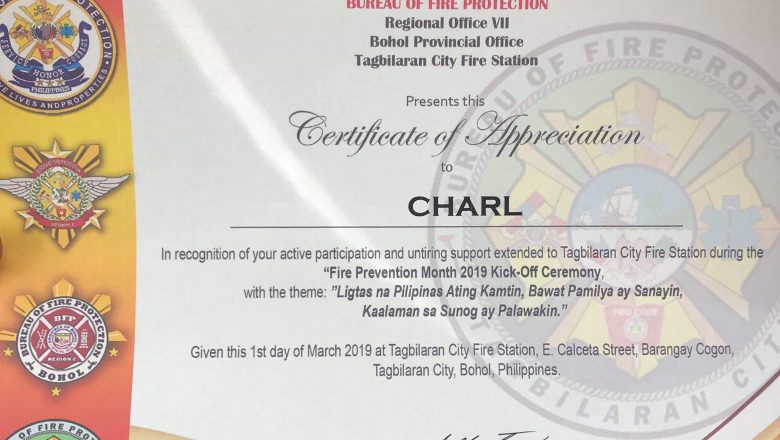 CHARL participates in the Fire Prevention Month 2019 Kick-off Ceremonies